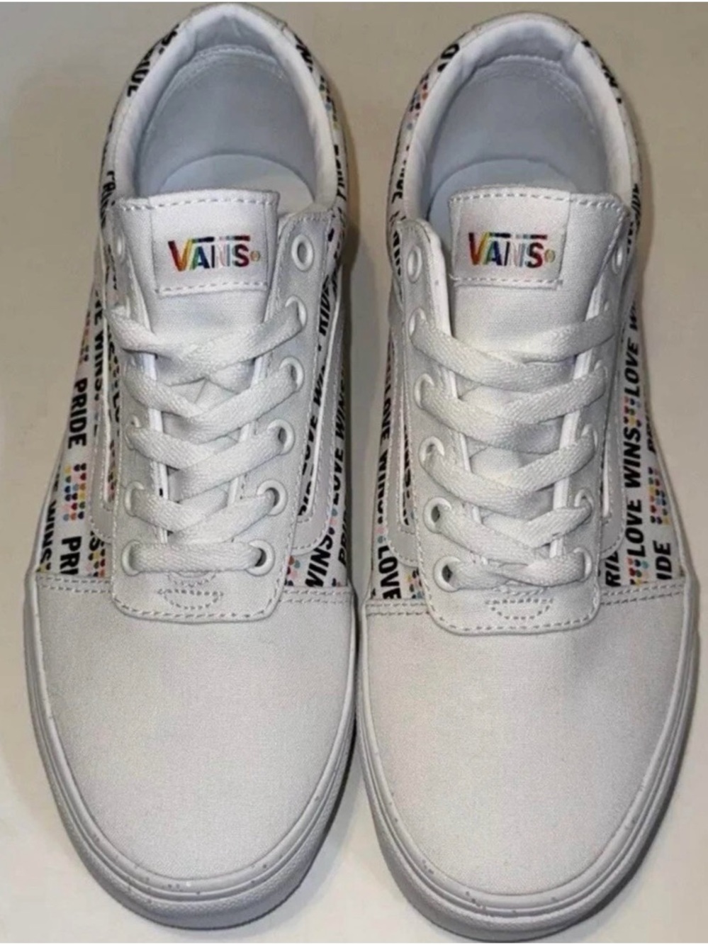 🌈 🌈🌈 VANS Rainbow Check PRIDE Love Sparkles